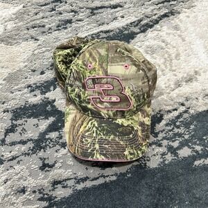 Nascar Dale Earnhardt Y2K  #3 Women's Camo Adjustable Hat OS